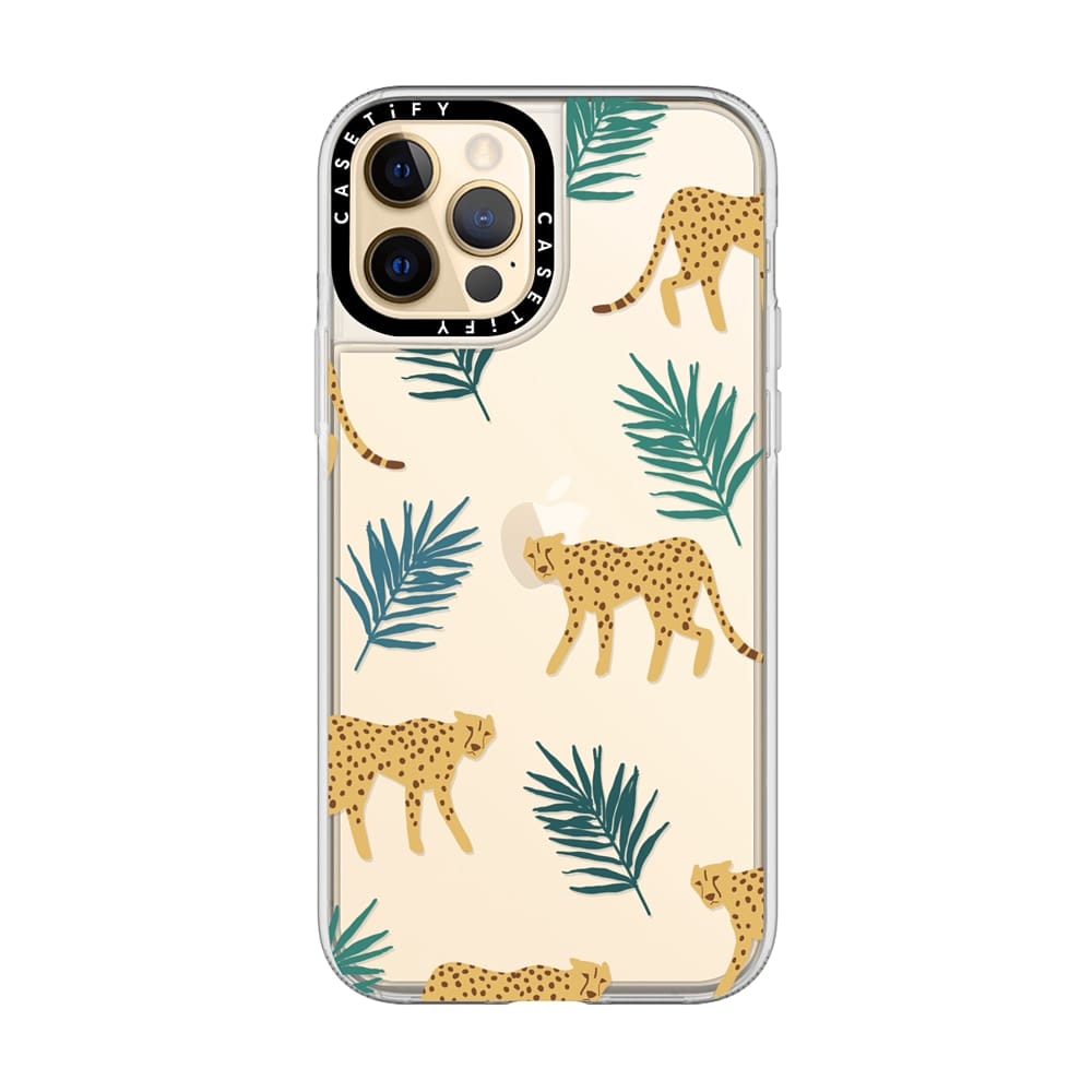 Casetify CTF560644316002212 Grip Case Cheetah Palm Print for iPhone 12/12 Pro