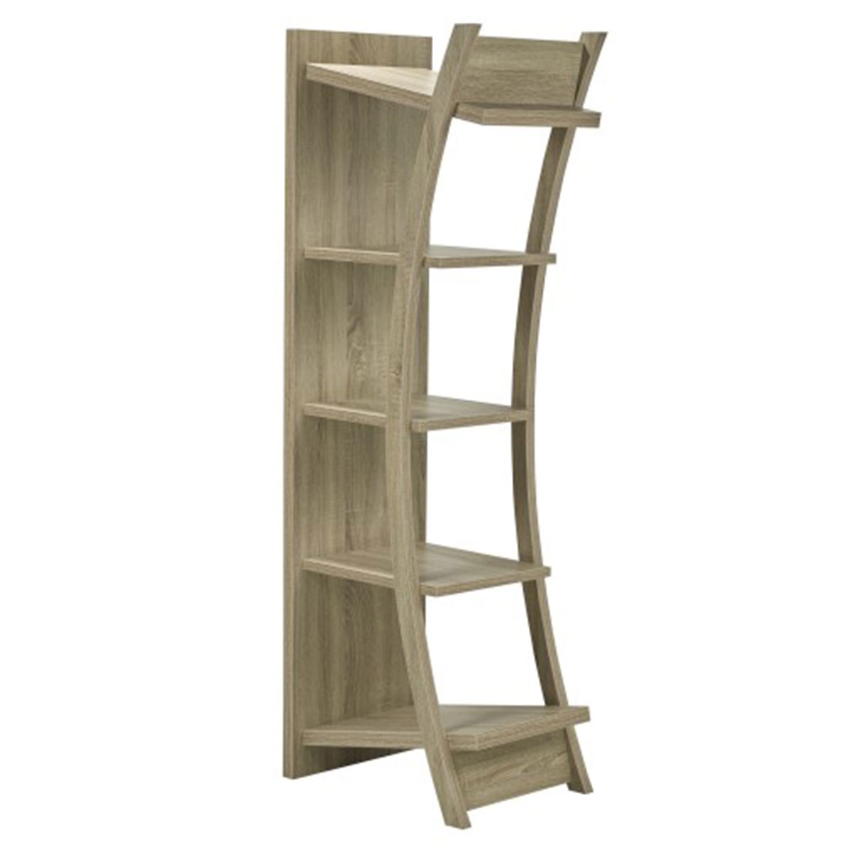 BRASSEX 4-Tier Display Shelf, Dark Taupe (151261TP)