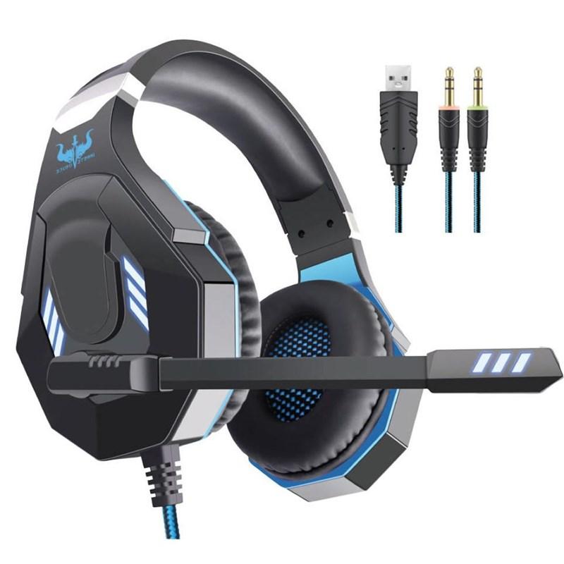 Maestro LED Lit Over the Head PC Gaming Headphones - (22-HG1)