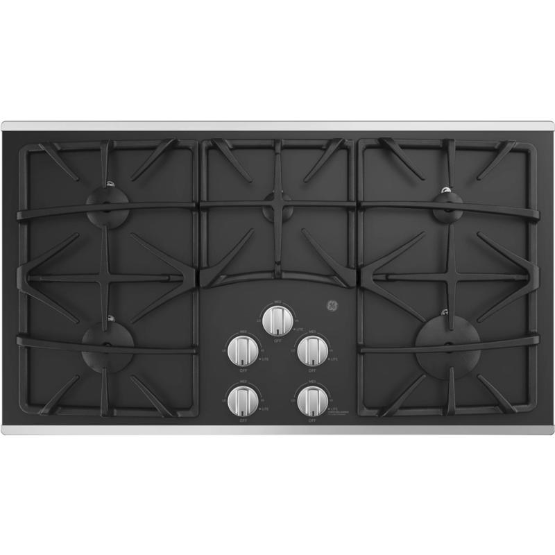 GE 36-inch Built-In Gas Cooktop (JGP5536SLSS)