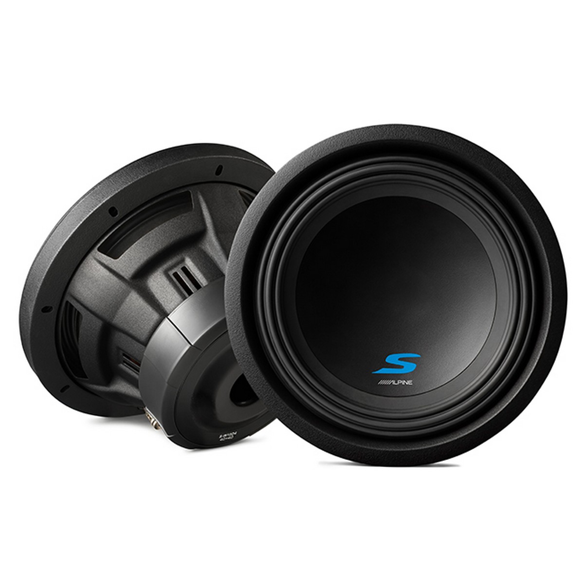 Alpine 10-inch S-Series Subwoofer with Dual 2-Ohm Voice Coils (SW10D2)