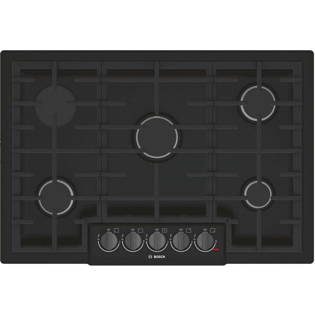BOSCH 30" Gas Cooktop Black SS (NGM8046UC)