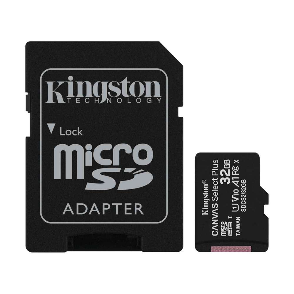 Kingston 134622 32GB microSDHC Class 10 Flash Memory Card 2 Pack Black