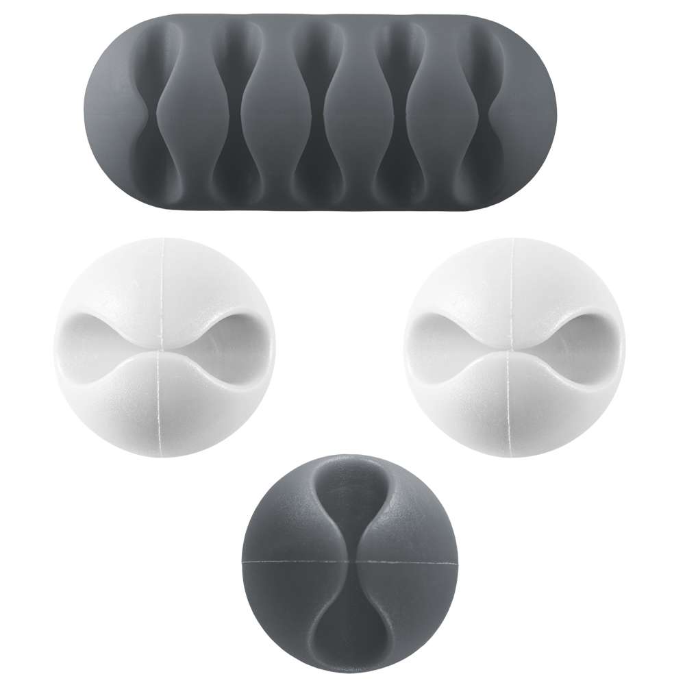 Ventev 210860 Cablekeeper stay 4-pack Gray/White