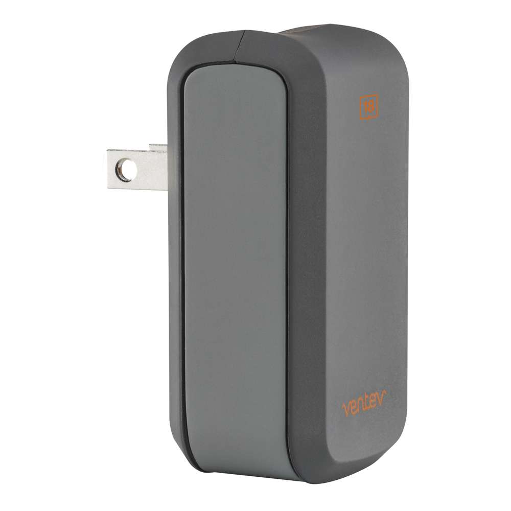 Ventev 236831 Wallport PD Wall Charger Single USB-C 18W Gray