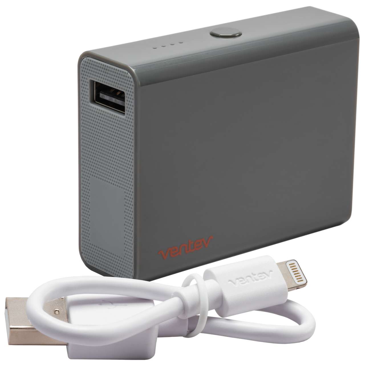 Ventev 238998 Powercell 5200 mAh Battery with Lightning Cable Grey