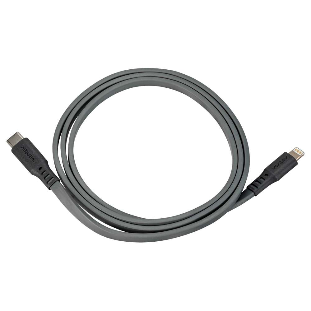 Ventev 298366 USB-C to Lightning 3.3ft Cable Grey