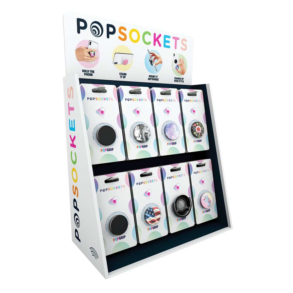 PopSockets 40000291 Two-Tier Countertop Display 48 units
