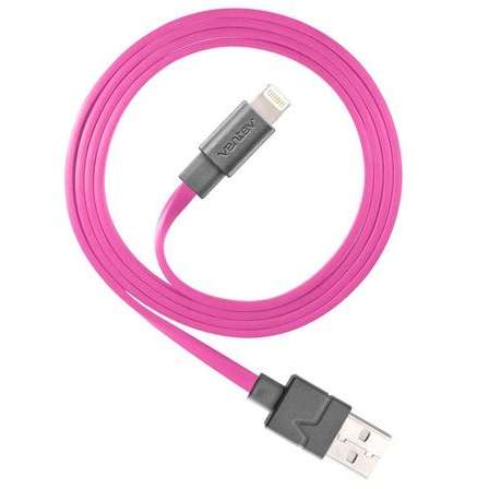 Ventev 512063 Charge/Sync Cable Lightning 3.3ft Pink