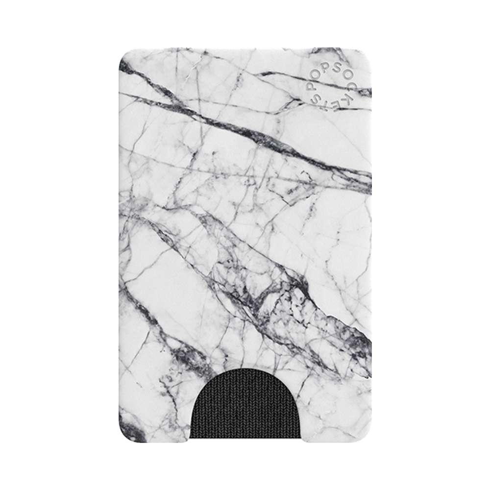 PopSockets 800860 PopWallet White Marble