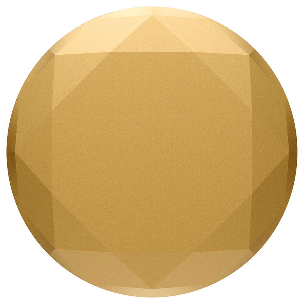 PopSockets 800938 PopGrip Metallic Diamond Medallion Gold