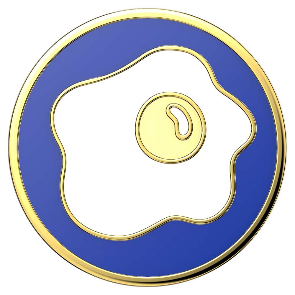 PopSockets 802361 PopGrip Sunny Side Up Blue