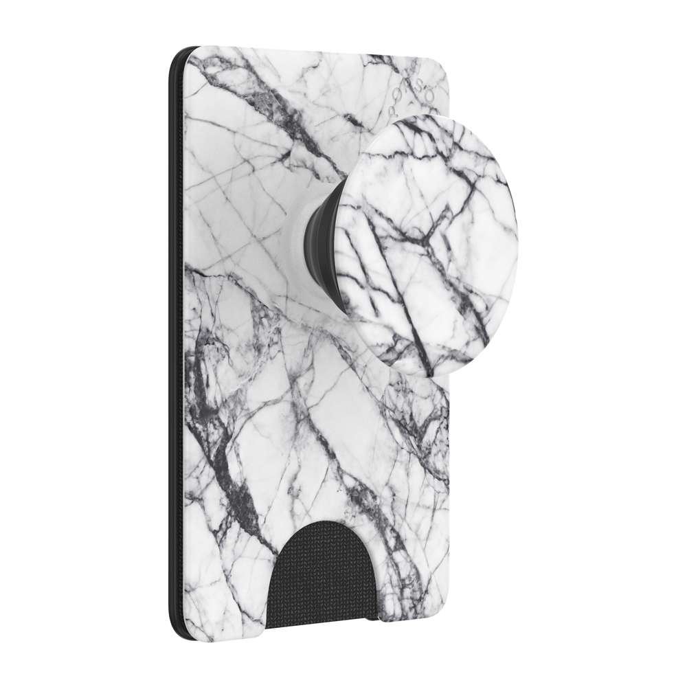 PopSockets 802851 PopWallet+ Dove White Marble