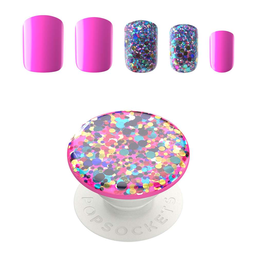 PopSockets 804576 PopGrip Nails Confetti Party