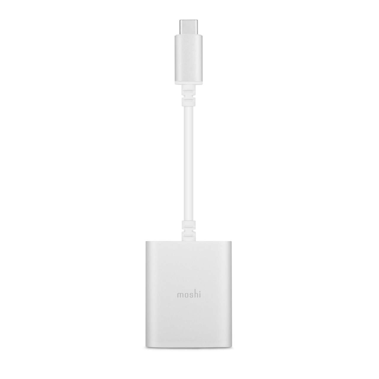 Moshi 99MO084249 USB-C Digital Audio Adapter w/Charging Silver