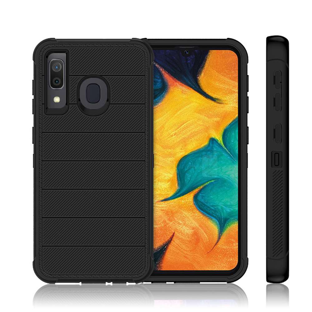 Bulk Packaging AWCBHDH2A50BK Holster Shell Combo Galaxy A50 Black