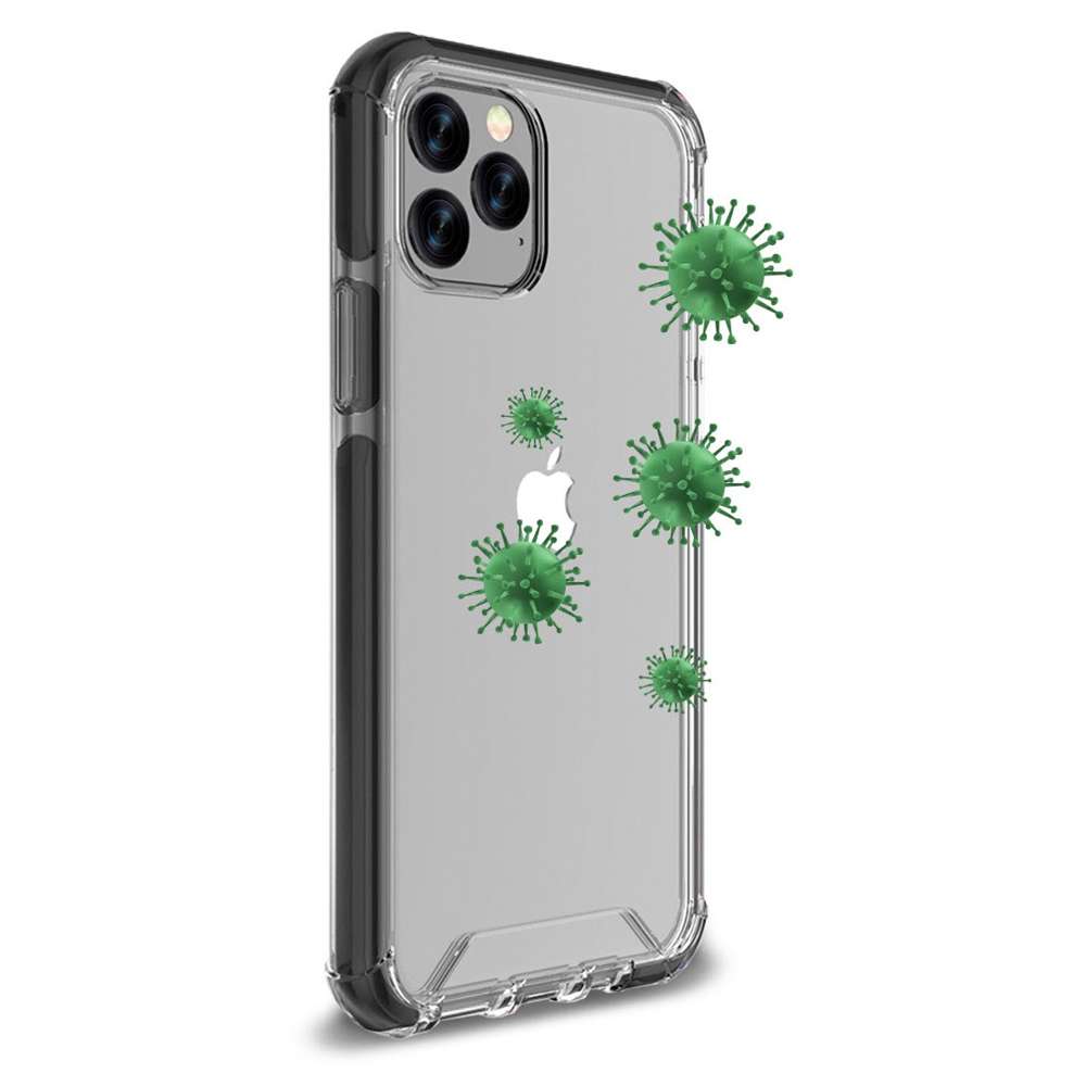 Blu Element BEDZIP67B Antimicrobial DropZone Rugged Case iPhone 12 Pro Max Black