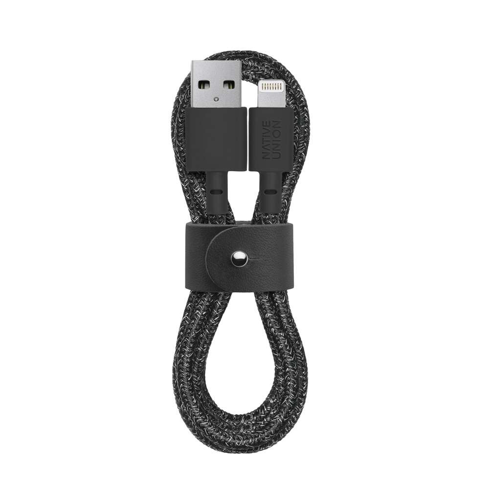 Native Union BELTLCSBLK2NP Belt Cable Lightning 4ft Cosmo