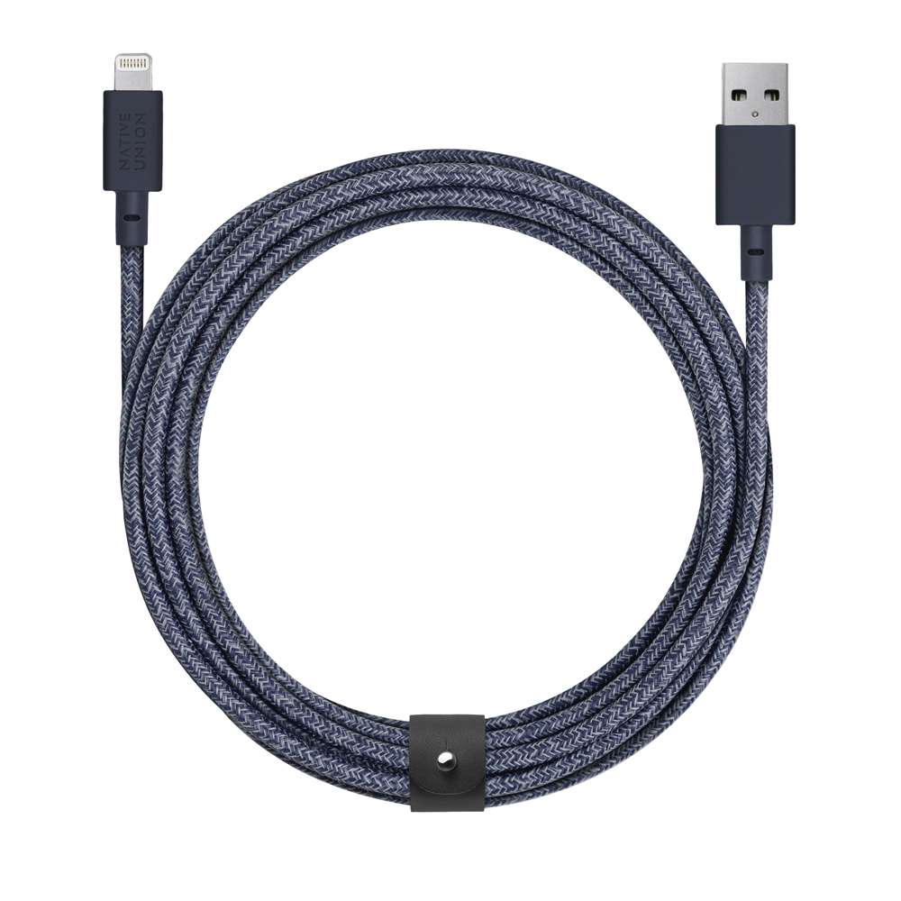 Native Union BELTLIND3NP Belt Cable XL Lightning 10ft Indigo