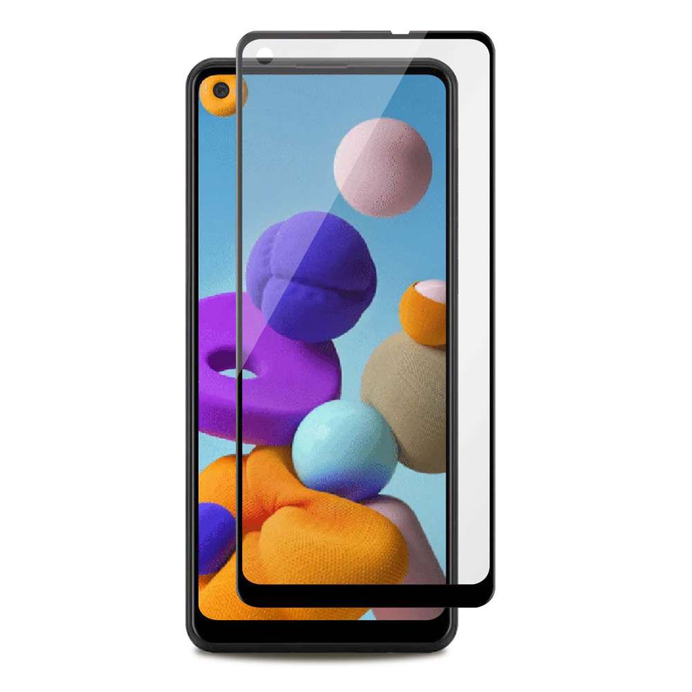 Blu Element BETGA21 3D Curved Glass w/Installation Kit Galaxy A21