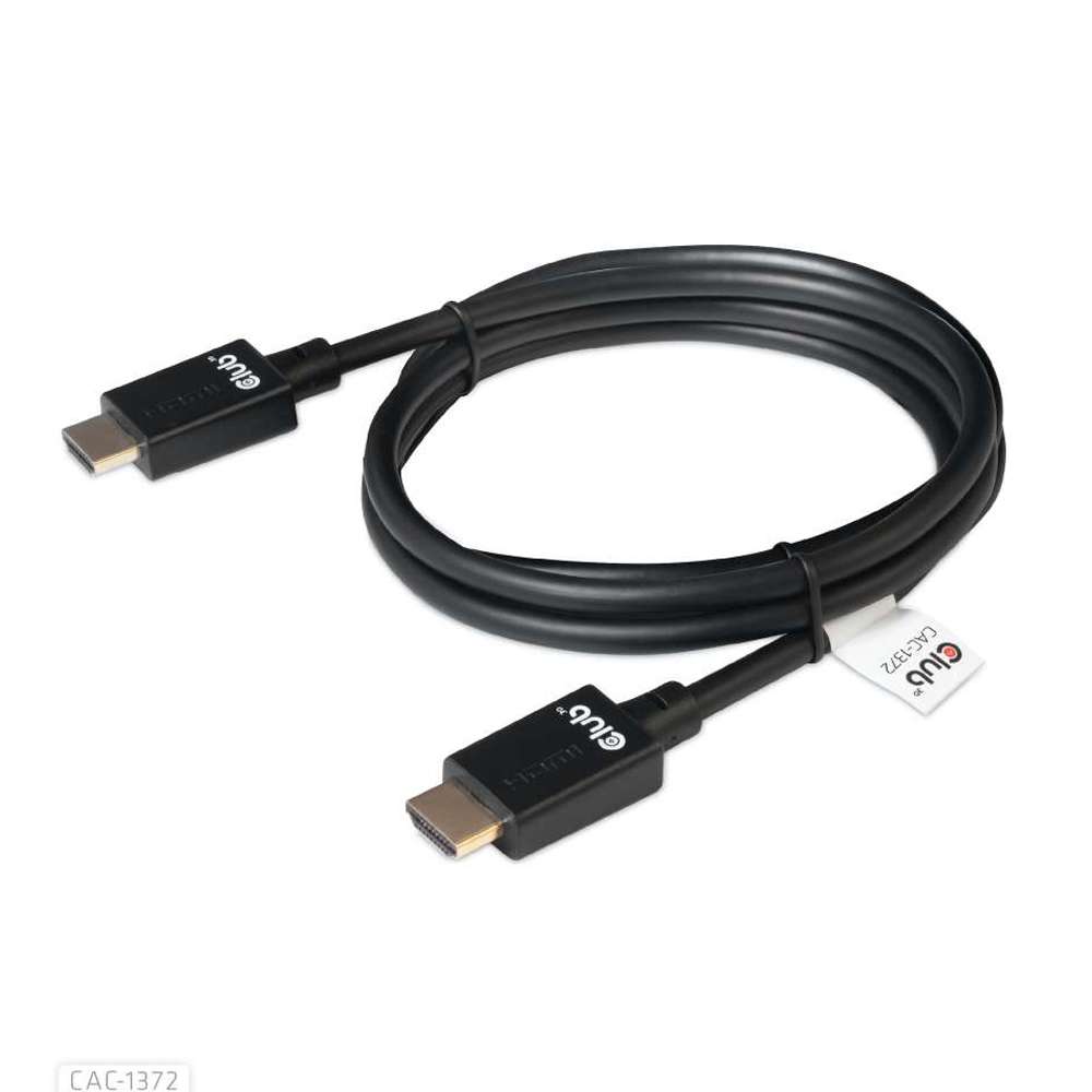 Club3D CAC-1372 HDMI 2.1 Male to HDMI 2.1 Male Ultra High Speed 4K120HZ 8K60HZ 2m/6.56ft Black