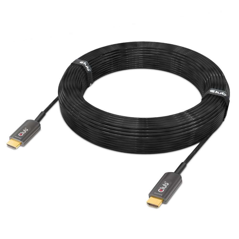 Club3D CAC-1379 High Speed HDMI AOC CABLE 4K120HZ 8K60HZ 20m/65.62ft M/M Black