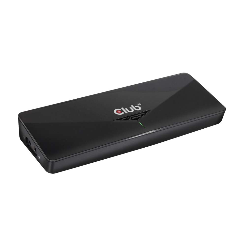 Club3D CSV-3103D USB 3.1 Gen 1 Singular 4K or Dual Display Docking Station Black