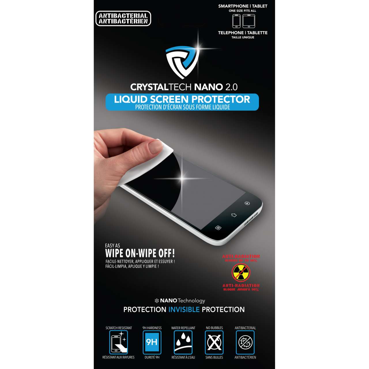 Crystaltech CTNANOTECH1 Crystaltech Nano 2.0 Liquid Screen Protection