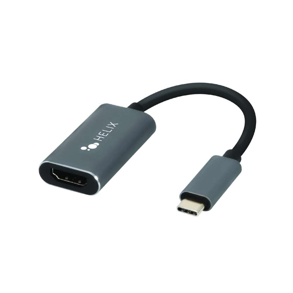 Helix ETHADPCH USB-C to HDMI Adapter Black