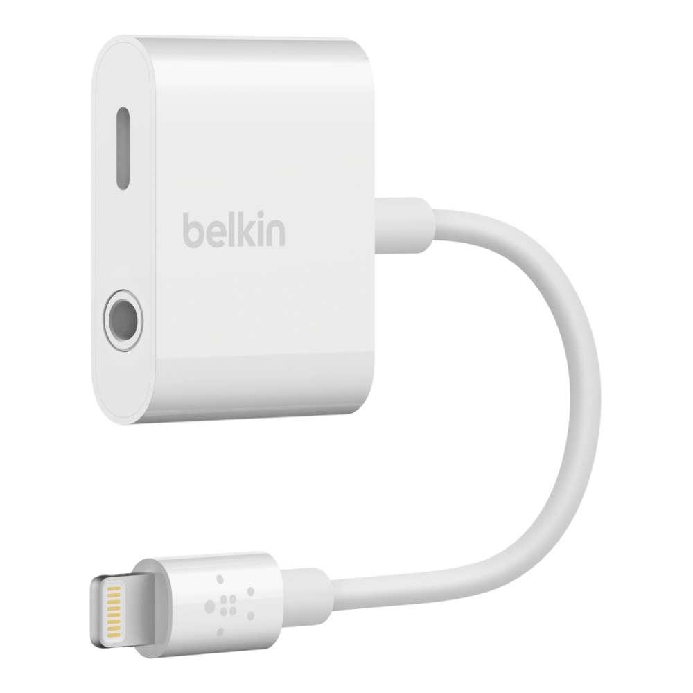 Belkin F8J212btWHT 3.5MM and Lightning Headphone Adapter White