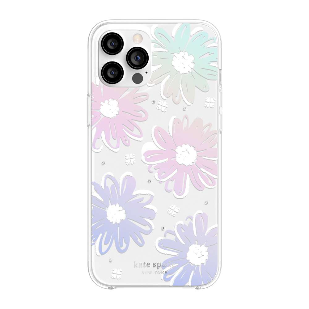 Kate Spade KSIPH154DSYIR Protective Hardshell iPhone 12 Pro Max Daisy Iridescent