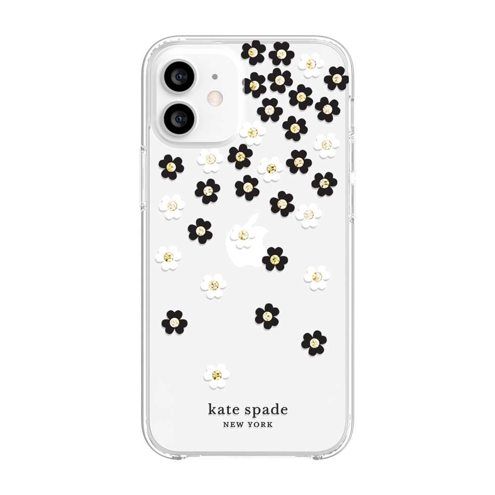 Kate Spade KSIPH151SFLBW Protective Hardshell iPhone 12 mini Scattered Flowers
