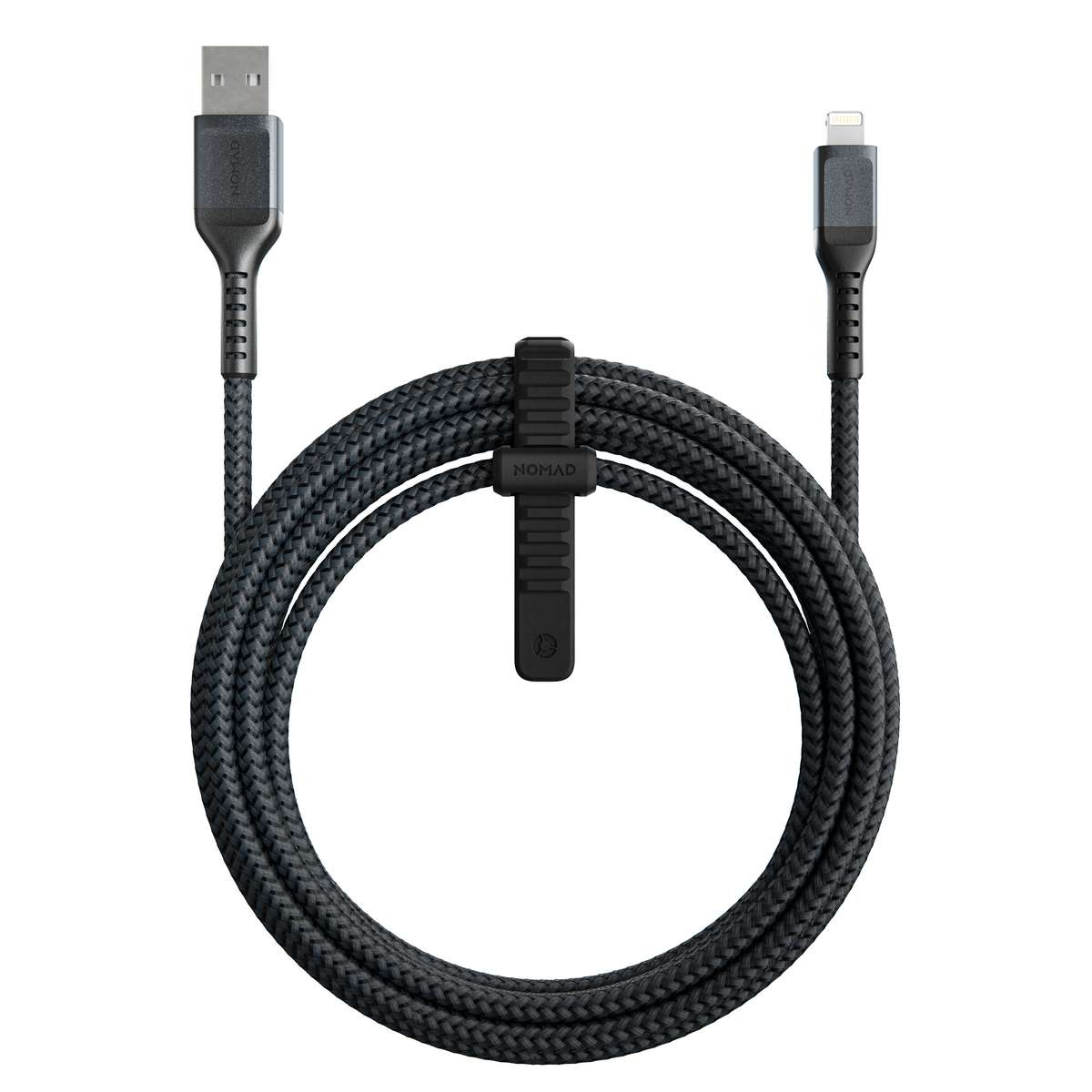 Nomad NM01A12000 Lightning Cable Kevlar 10ft Black