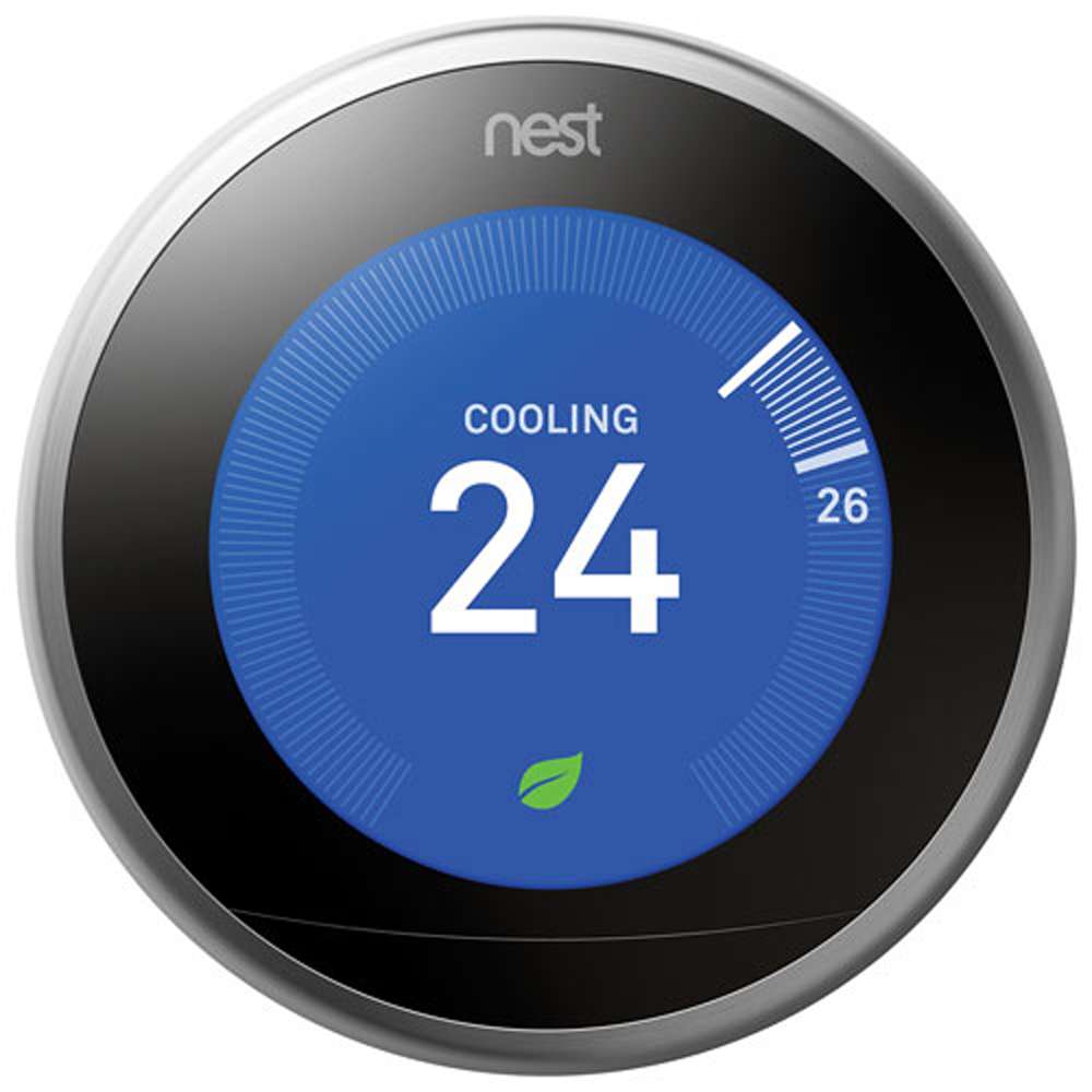 Google T3007EF Nest Learning Thermostat 3Generation Stainless Steel