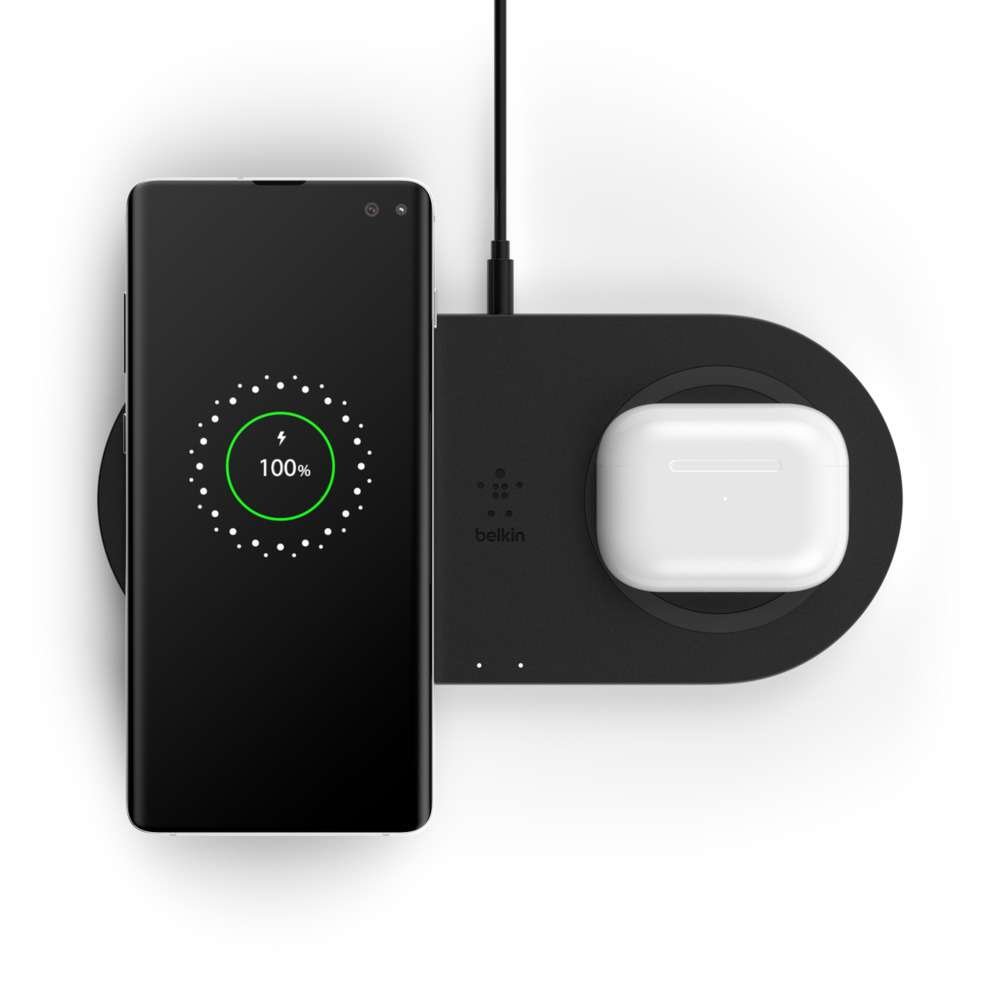 Belkin WIZ002ttBK Dual Wireless Charging Pad 10W Black