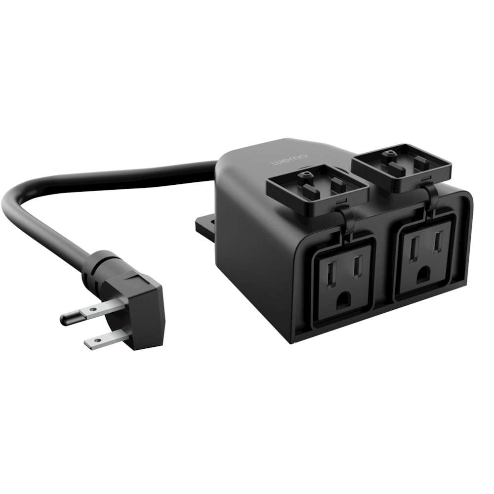 WeMo WSP090CA WiFi Outdoor Smart Plug Black