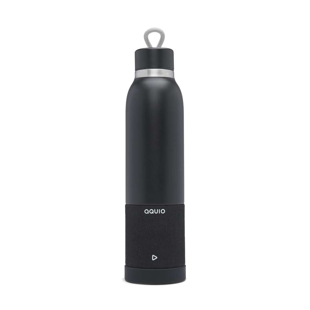 iHome iBTB2BBC Steel Insulated Bottle with BT Speaker Midnight
