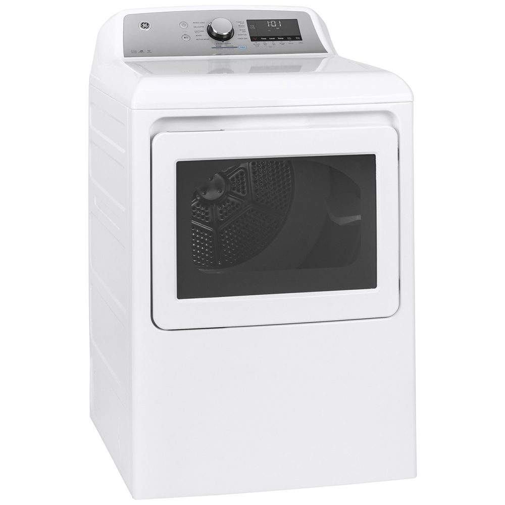 GE 7.4 Cu. Ft. Capacity Electric Dryer with Built-In Wifi (GTD84ECMNWS)