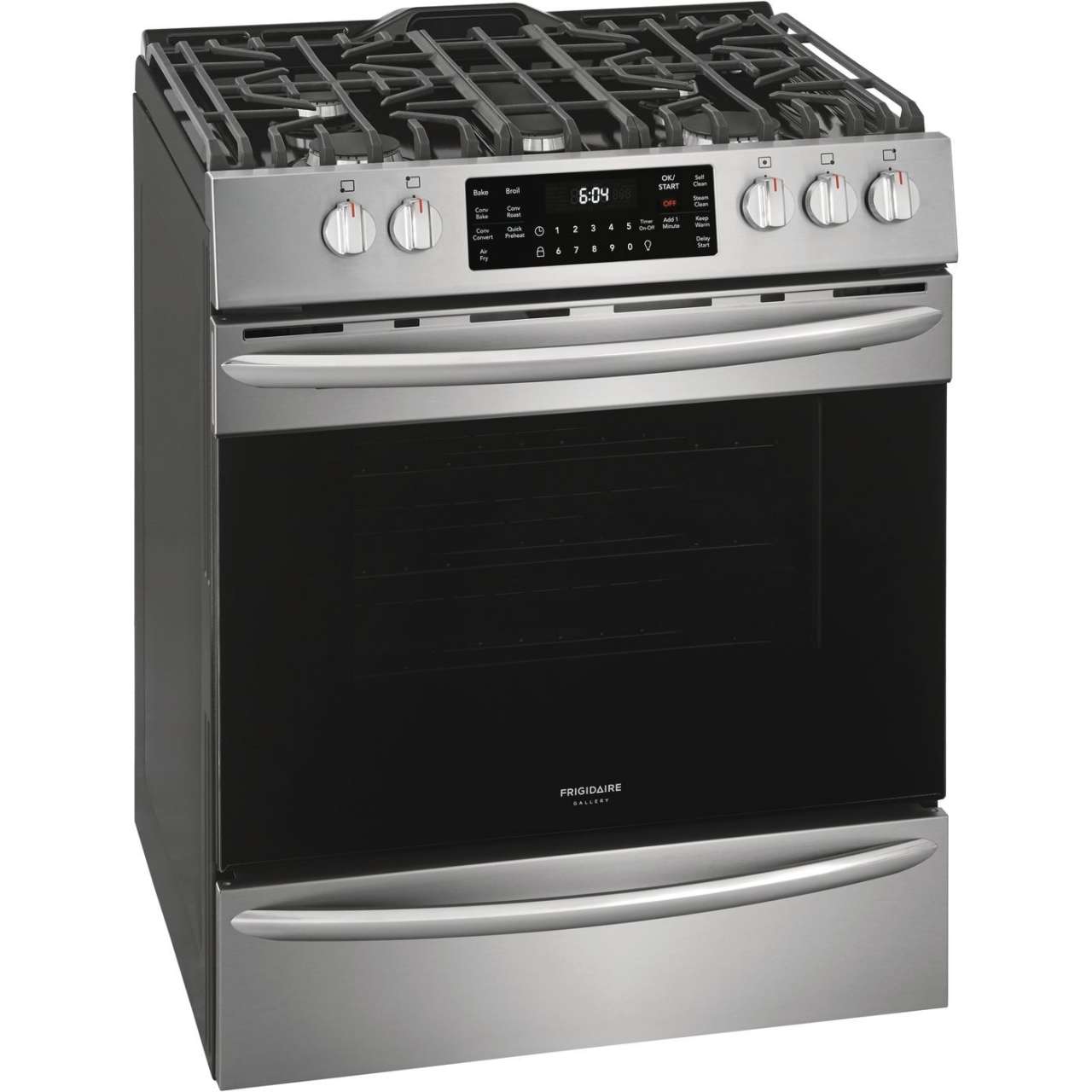 FRIGIDAIRE Gallery 30'' Front Control Gas Range with Air Fry (FGGH3047VF)