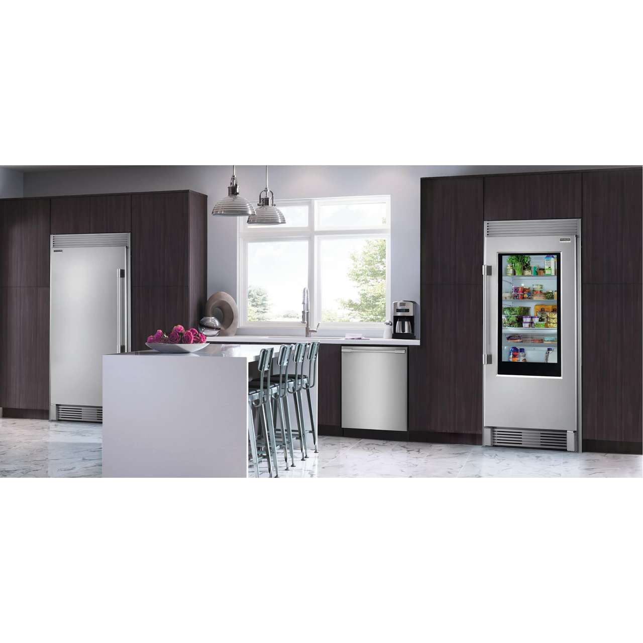 FRIGIDAIRE Professional 19 Cu. Ft. Glass Single-Door Refrigerator (FPGU19F8TF)