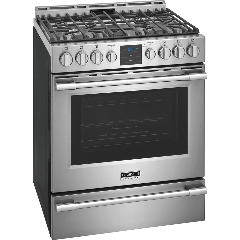 FRIGIDAIRE Professional 30'' Front Control Gas Range with Air Fry (PCFG3078AF)