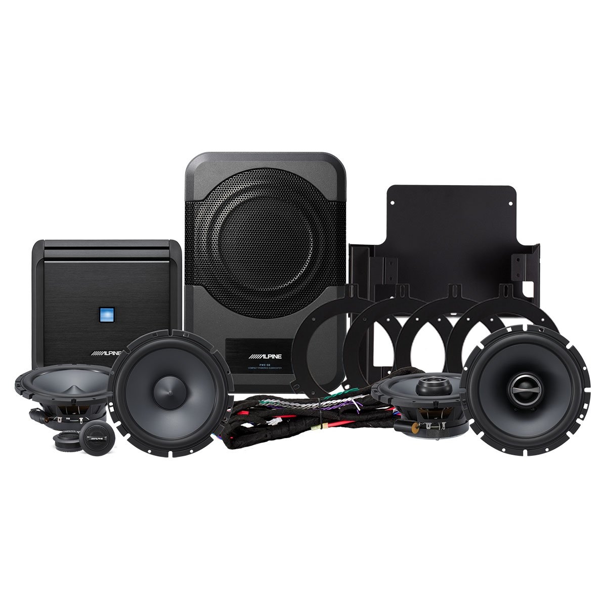 ALPINE Sound System 2007-14 Jeep Wrangler Unl. (PSS20WRA)