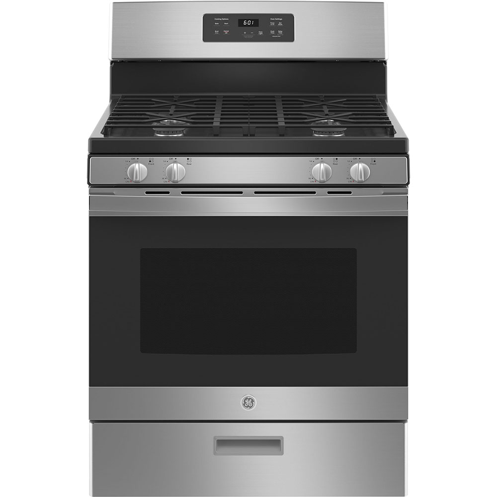 GE 30" Free-Standing Gas Range (JCGBS61RPSS)