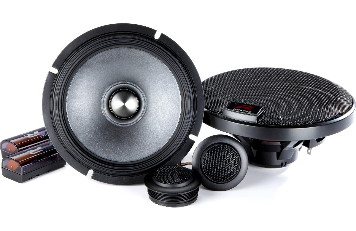 ALPINE 6-1/2" Component 2-Way Speaker System (RS65C)