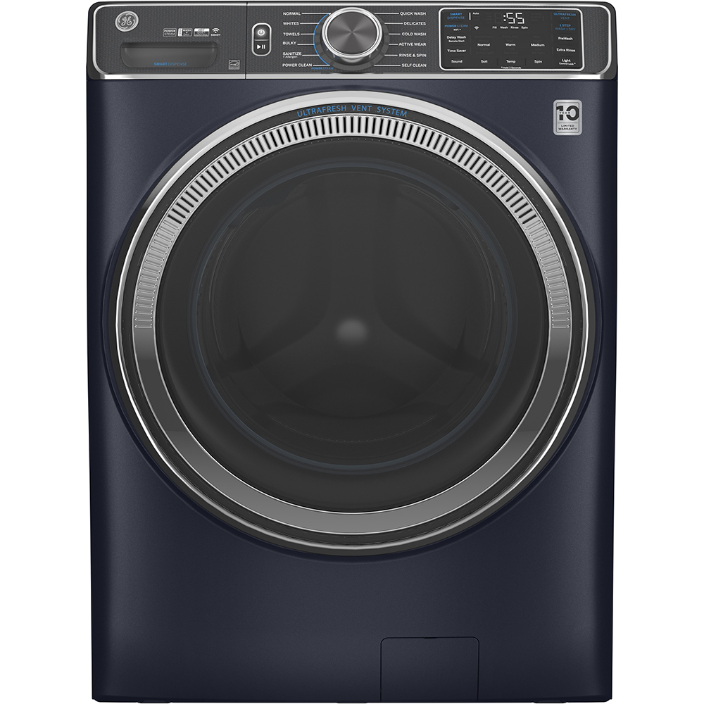 GE 5.8 cu. ft. (IEC) Capacity Washer with Built-In Wifi (GFW850SPNRS)