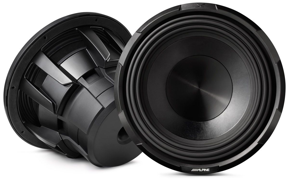 ALPINE 10" X Series Dual 4 ohm Subwoofer (XW10D4)
