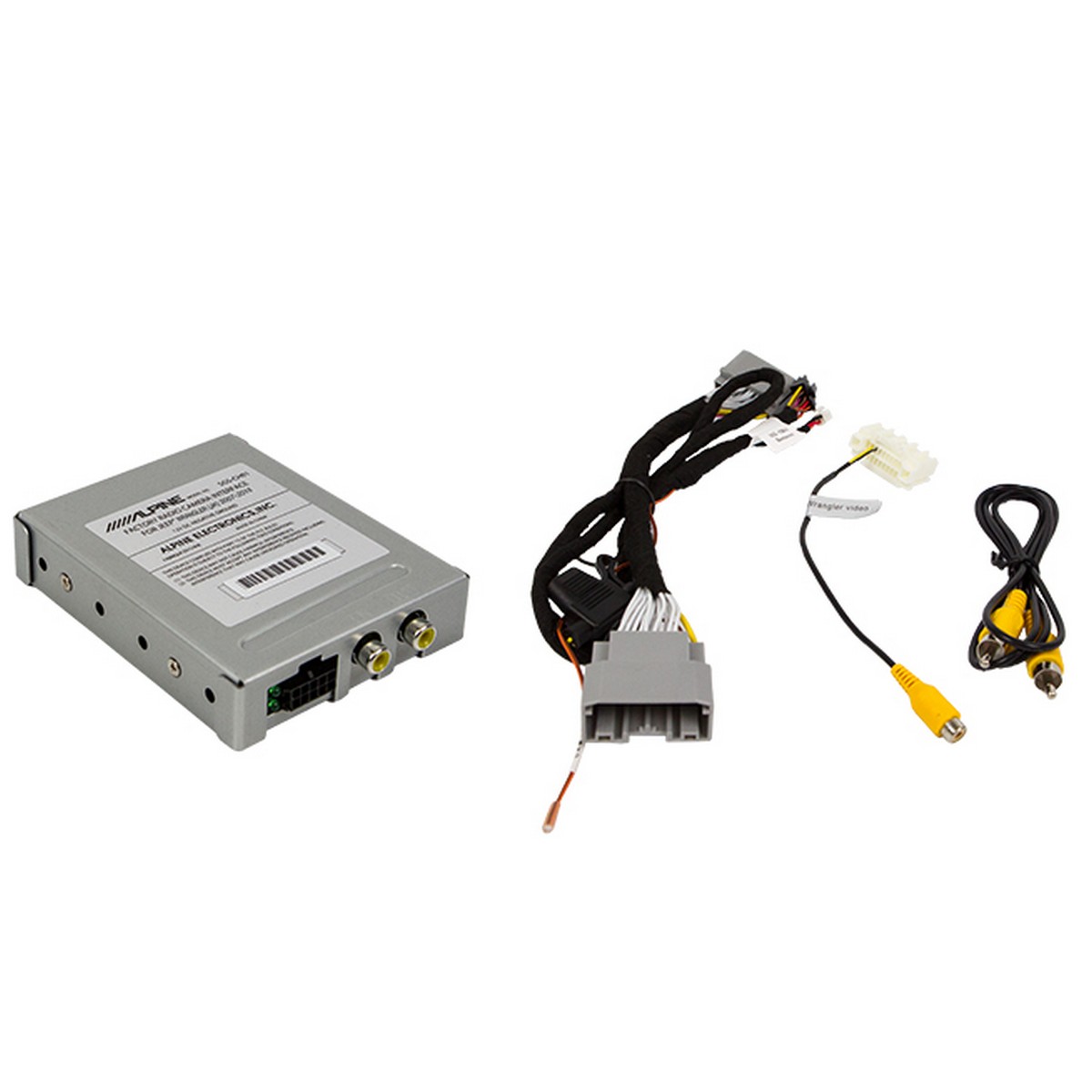 Alpine Factory Radio Camera Interface with Active Guide Line System for Jeep® Wrangler JK (SGSCH01)