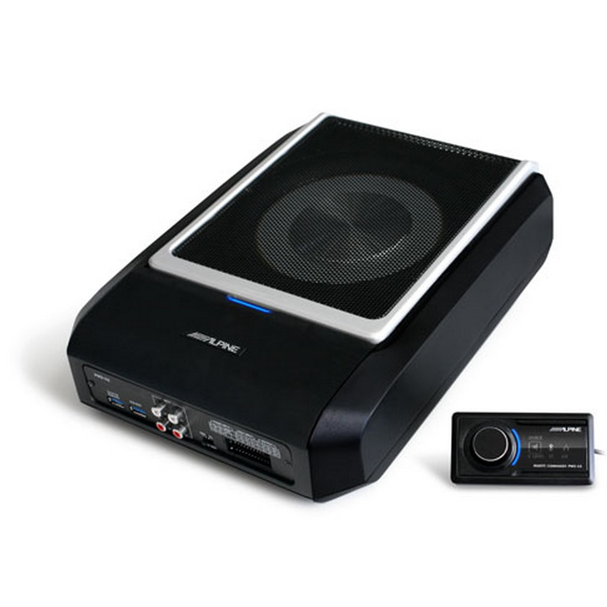 Alpine Powered Subwoofer with Built-In 4-Channel DSP Amplifier (PWDX5) - Image 2